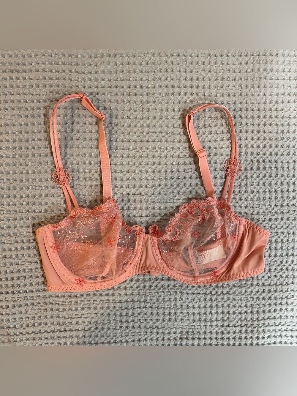Simone Perele Wish Sheer Underwire Plunge Bra 34C